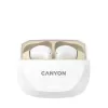 Auriculares CANYON HEXAGON 7 TWS ANC+ENC carga inalámbrica blanco beige
