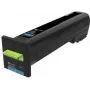 Lexmark - Rendimiento especialmente alto - cian - original - cartucho de tóner LCCP - para Lexmark CS820de, CS820dte, CS820dtfe (72K0X20)