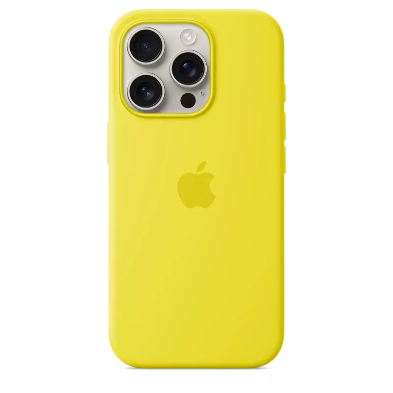 Funda de silicona con MagSafe para iPhone 16 Pro - Carambola
