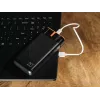 Cargador portátil TRACER EnerGen 20000 mAh, Power Delivery 20W, entrada USB-C, 2 salidas USB-A, soporte para 3 dispositivos, naranja
