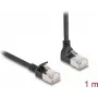 Cable de red DeLOCK RJ45 Cat.6A 1 m negro