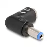 DeLOCK 80794 conector de cable DC 5,5 x 2,1 negro conector macho/hembra
