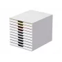 Caja de almacenamiento Durable VARICOLOR Mix 10 plástico multicolor blanco 763027