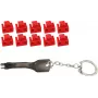 Bloqueador de puerto ShiverPeaks 08-01033 rojo RJ-45 con llave