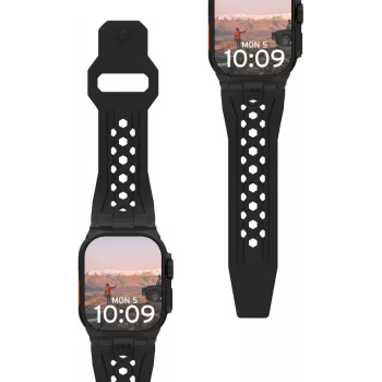 Urban Armor Gear UAG Monarch Strap | Apple Watch Ultra/42/44/45/46mm | negro/titanio (194158114037)