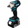 Llave de impacto Makita DTW300RTJ 3200 rpm, 18V, 2 baterías