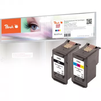 Peach 0F319169 Cartucho de tinta 2 uds. Negro, Cian, Magenta, Amarillo
