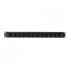 Patch panel Lanberg FOP1-12SD-LQB 1U acero negro montaje en rack