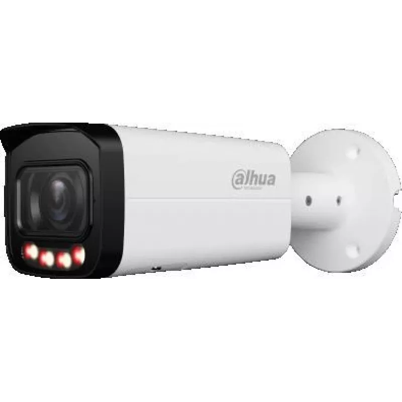 Cámara IP de vigilancia DAHUA IPC-HFW2449T-ZAS-IL — 4 MP, zoom motorizado 2,7–13,5 mm, IP67/IK10, PoE, IR/LED blancos