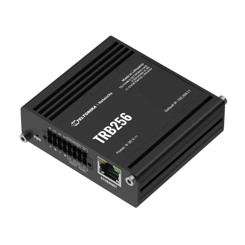 Router LTE M1/NB-IoT | TRB256 | 10/100 Mbit/s | Ethernet LAN (RJ-45) 1 puerto | Mesh Support no | MU-MiMO no | 4G
