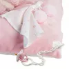 Muñeca 73860 muñeca bebé Nica sobre manta rosa 38 cm Llorens