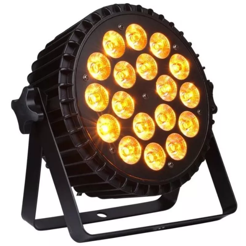 LIGHT4ME ALU QUAD PAR 18x6W RGBW - Foco de escenario