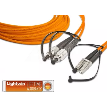 Lightwin cable de conexión de fibra óptica dúplex de alta calidad, MM OM2, FC - LC (LDP-50 FC-LC 10.0)