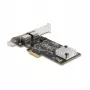 Tarjeta de red DeLOCK 81261 PCI Express x2, 2 x RJ45 5 Gigabit LAN