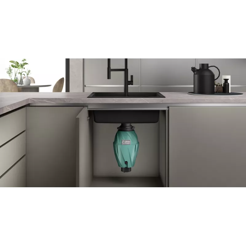 Elleci | Triturador de residuos | TDH00750 | 500 W | 1070 ml | 2800 rpm | verde