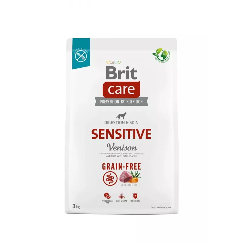 Brit Care Grain-free Sensitive Venison comida seca para perros 3 kg