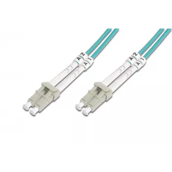 Cable de conexión de fibra óptica multimodo OM3 LC/LC 15 m Digitus
