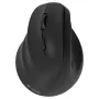 Ratón inalámbrico ergonómico para zurdos, Dual WL+BT batería
