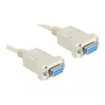 Cable serie DeLOCK Sub-D9 84169 3 m beige
