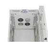 Armario rack de suelo LANBERG 19 pulgadas 42U 600×600 mm gris con puerta de cristal y LCD (flat pack)