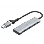 Adaptador TRACER A-5 USB Type-C a USB-A 2x USB-A + 2x USB-C