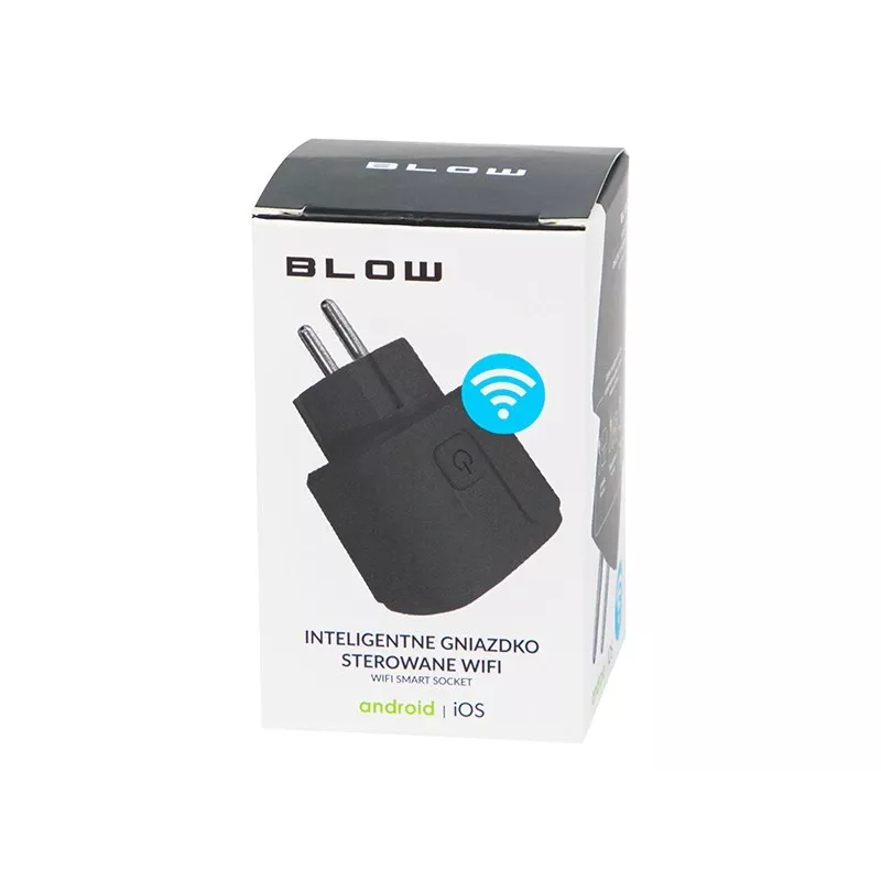 Enchufe inteligente BLOW TUYA V3 controlado por WLAN 16A, enchufe individual, encendido/apagado remoto