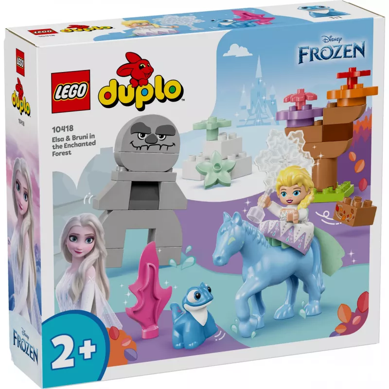 LEGO DUPLO Set de juego 10418 — Disney Elsa y Bruni en el bosque encantado, 31 piezas, 2+ años