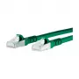 METZ CONNECT Cable de parcheo S/FTP Cat.6A verde 0,5 m