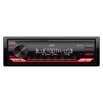 Autorradio JVC KDX-282BT 1-DIN con Bluetooth 4.2, USB, CD, AUX, ecualizador de 8 bandas, 50W/canal