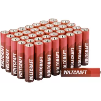 VOLTCRAFT Industrial LR03 SE pila micro (AAA) alcalina de manganeso 1300 mAh 1,5 V 40 uds. (VC-11888965)