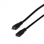 EFB-Elektronik Cable alargador USB 3.2 Gen2 10Gbit 3A, conector macho Type-C - conector hembra Type-C, 1 m