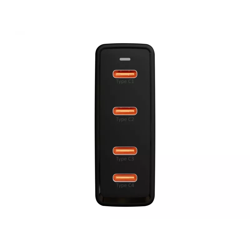 BLOW 4xUSB-C PD 100W GaN cargador de pared, negro