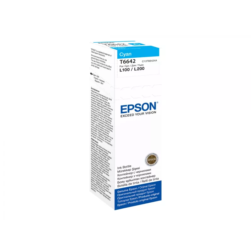 Epson T6642 70 ml cian botella de tinta
