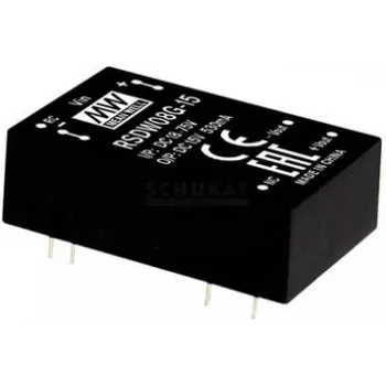 Fuente de alimentación/convertidor mean well RDDW08F-05, salida 5 V, 8 W, 0,8 A