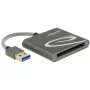 Lector de tarjetas DeLOCK 91525 USB 3.2 Gen 1 gris