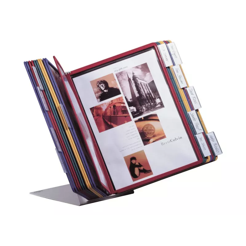 Sujetador de documentos Durable VARIO Desk Unit 20 Complete Gris