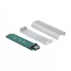 Carcasa para SSD DeLOCK 42634 plateada M.2