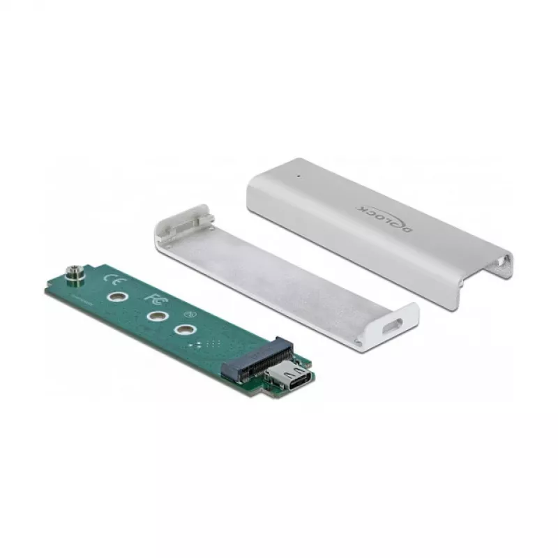 Carcasa para SSD DeLOCK 42634 plateada M.2