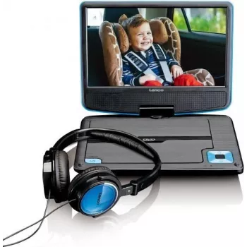 Lenco DVP-910 - Reproductor de DVD - portátil - Pantalla: 22,9 cm (9