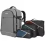 Mochila Manhattan Rome Notebook Travel 43,9 cm (17,3 inch) dos fundas 40 L gris claro