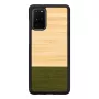 Funda para móvil Man and Wood para Samsung Galaxy S20+ – bambú, forest negra