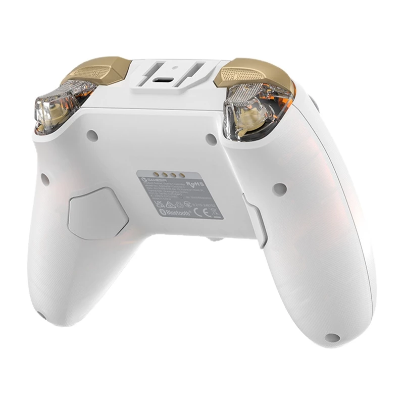Mando inalámbrico GameSir Cyclone 2 HRG1001 — Bluetooth, Diseño ergonómico, Blanco
