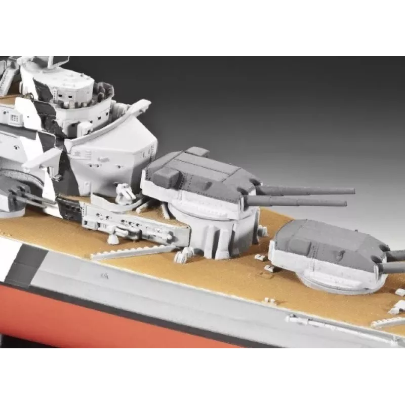 Maqueta de barco de guerra Revell Bismarck 1:700