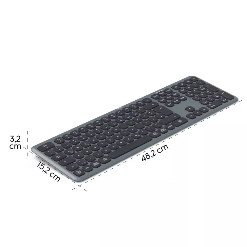 Teclado multidispositivo WK-550 WK-550 negro