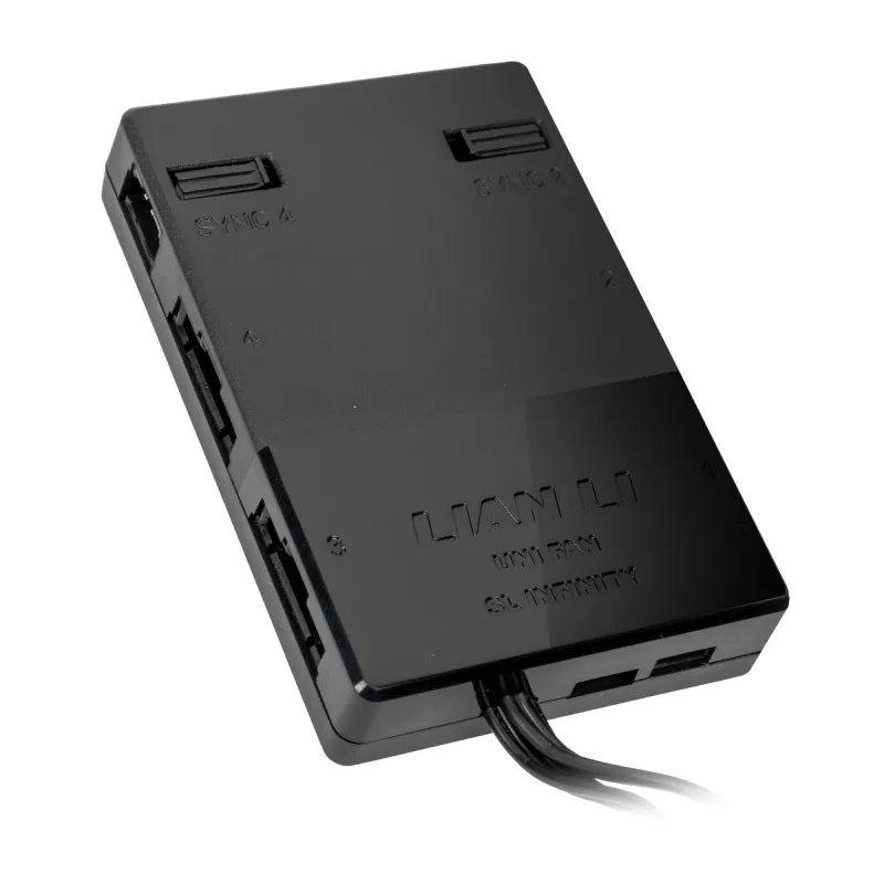 Controlador Lian Li UNI HUB SL-INF L-Connect 3 negro (modelo 12SLIN-CONT3B) para UNI Fan SL serie
