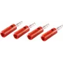 shiverpeaks BS56200-4R Conector banana rojo (BS56200-4R)