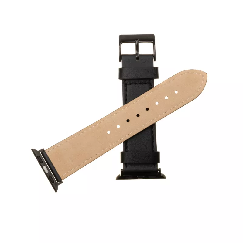 Correa de piel para Apple Watch FIXED FIXLST-434-BK — negra, correa de repuesto