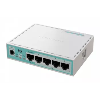 Router con cable Mikrotik hEX Gigabit Ethernet blanco