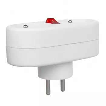 Maclean MCE337E ladrón de doble enchufe