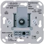 JUNG 211 GDE interruptor giratorio, acabado metálico, 230–240 V AC, 50 Hz